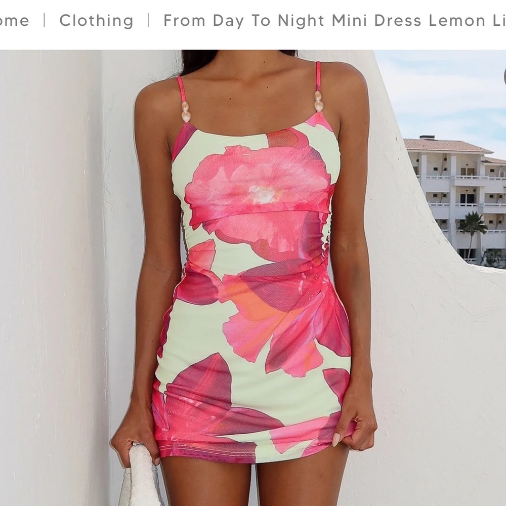 WhiteFox mini dress Lemon Lily- Open to offers!!